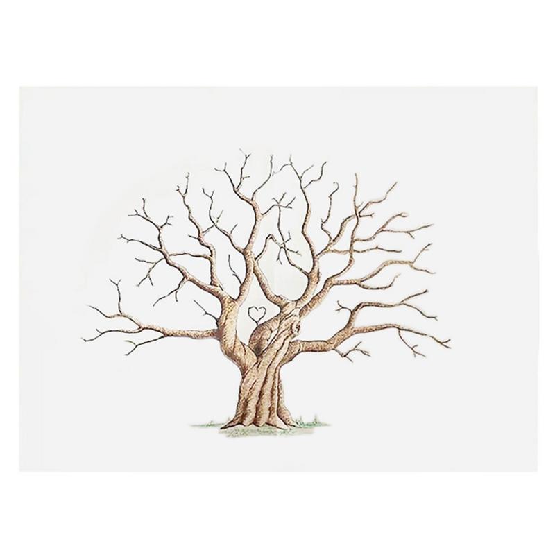 Wedding Fingerprint Tree Paint - Personalized Guest Book 리뷰 및 가격
