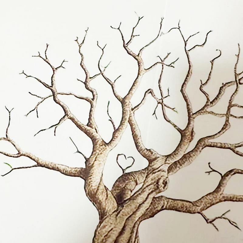 Wedding Fingerprint Tree Paint - Personalized Guest Book 리뷰 및 가격