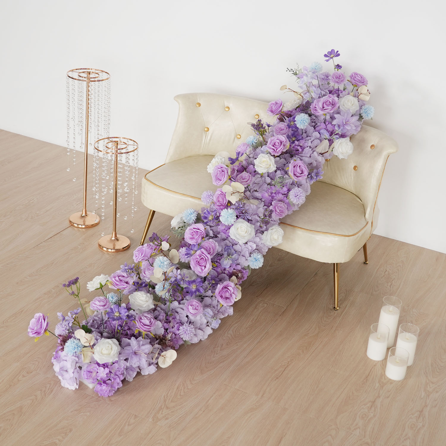 Uflower Purple Artificial Flow - Wedding Arch Flower 리뷰 및 가격