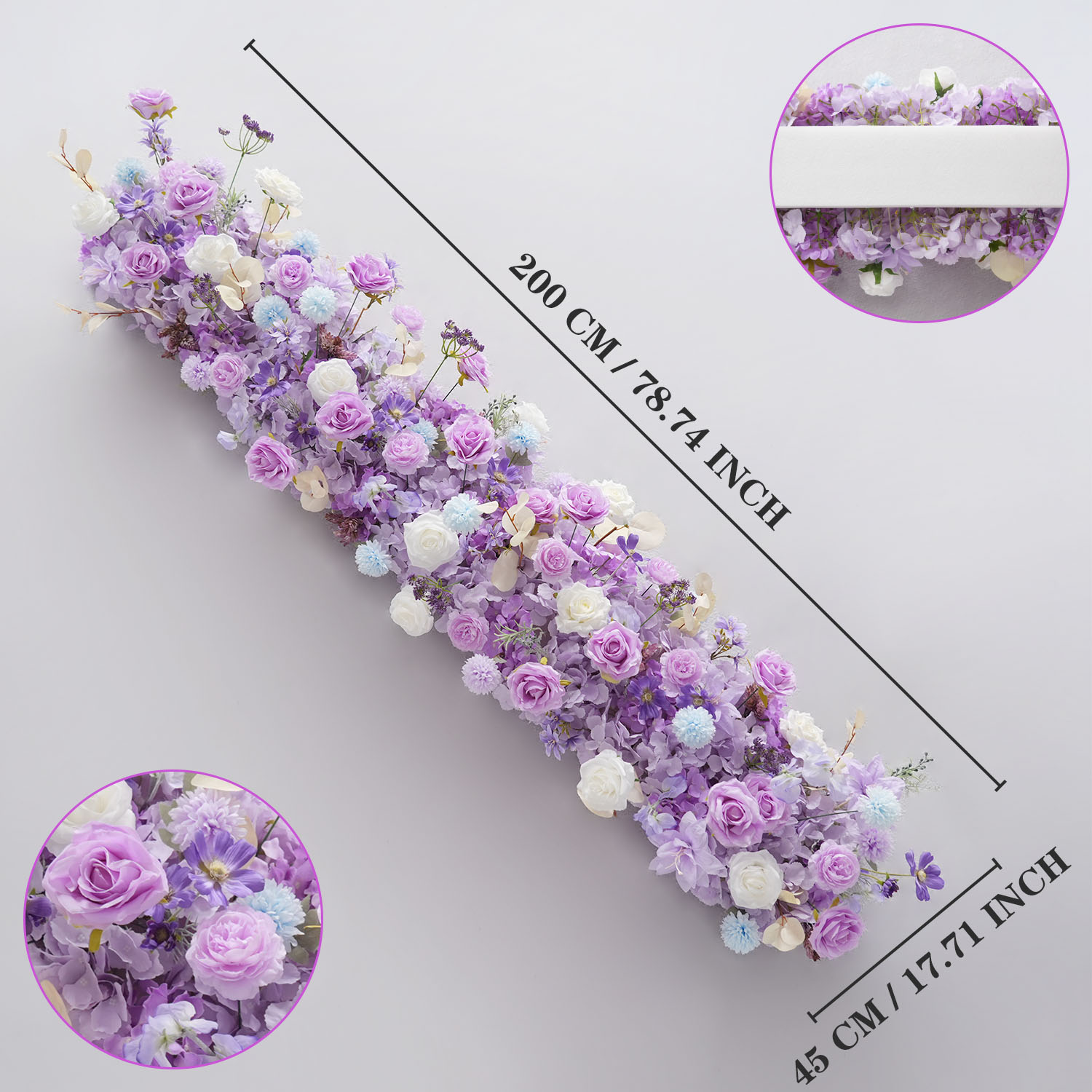 Uflower Purple Artificial Flow - Wedding Arch Flower 리뷰 및 가격