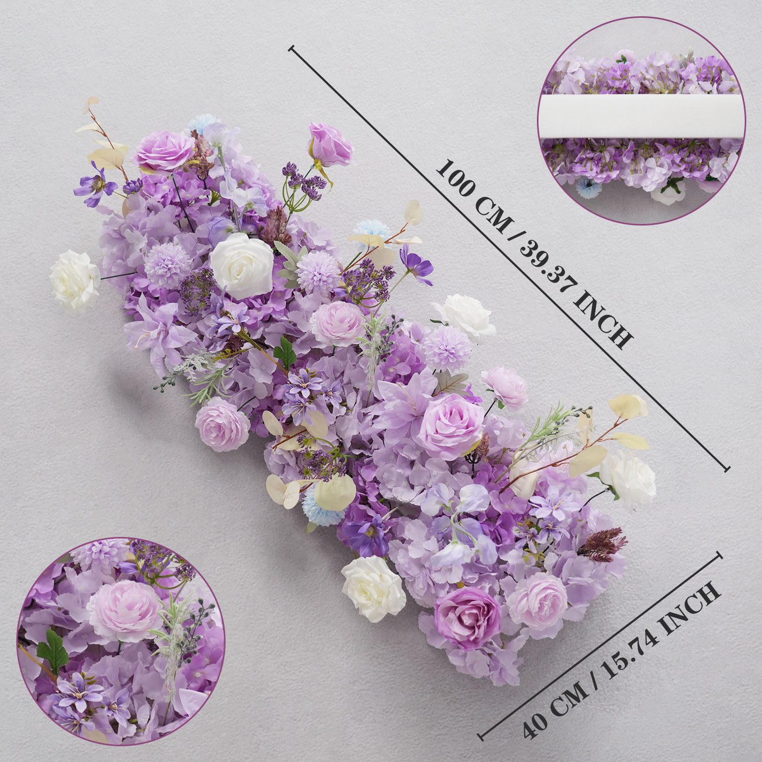Uflower Purple Artificial Flow - Wedding Arch Flower 리뷰 및 가격