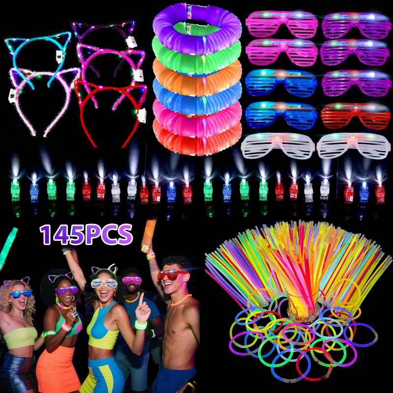 145PCS Glow in The Dark Party  - Wedding Supply Bulk 리뷰 및 가격