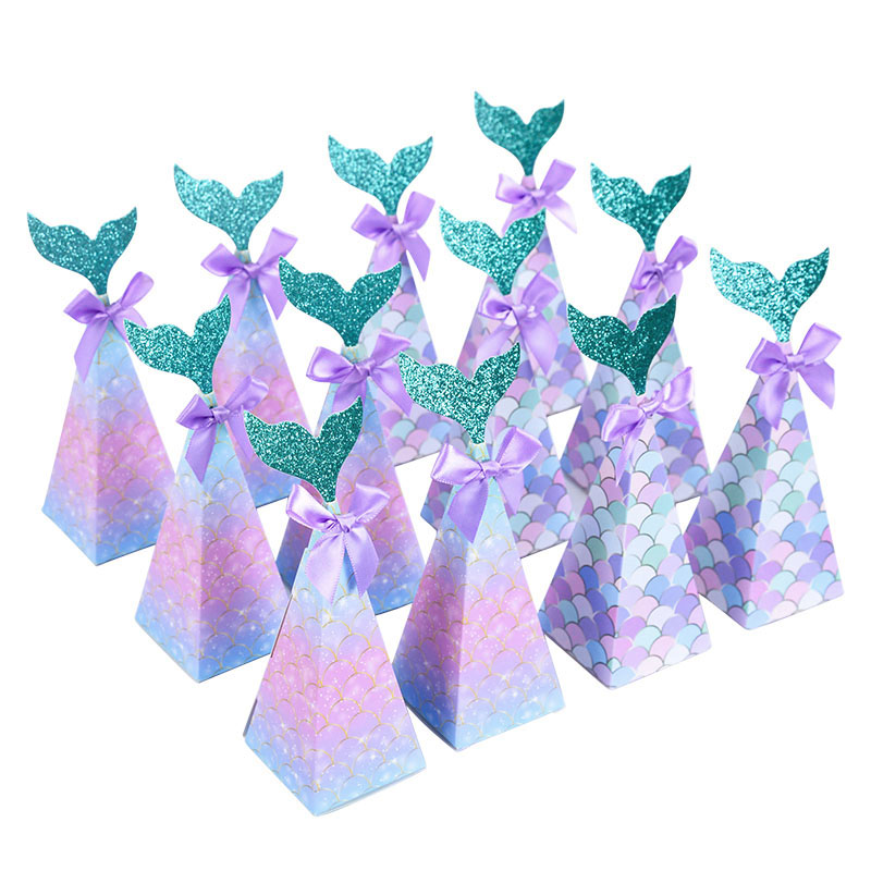 10Pcs Little Mermaid Candy Box - Wedding Supply.Box 리뷰 및 가격