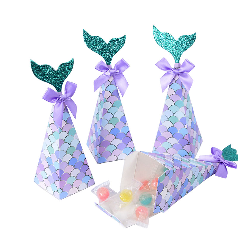 10Pcs Little Mermaid Candy Box - Wedding Supply.Box 리뷰 및 가격