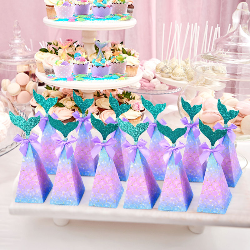 10Pcs Little Mermaid Candy Box - Wedding Supply.Box 리뷰 및 가격