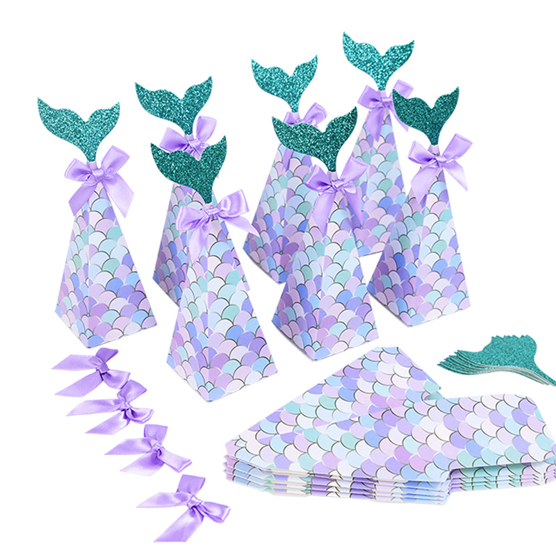 10Pcs Little Mermaid Candy Box - Wedding Supply.Box 리뷰 및 가격
