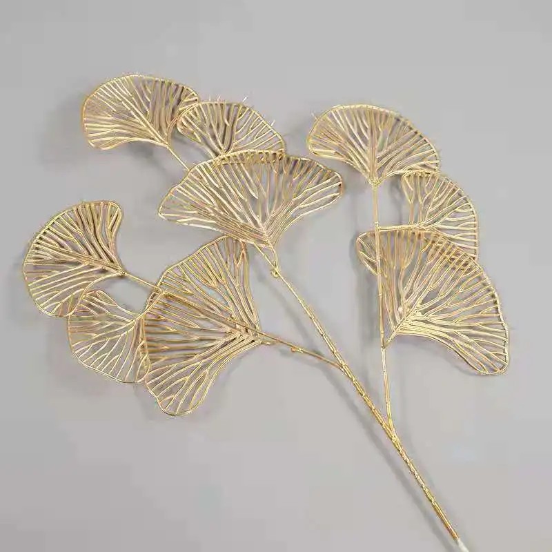 5PC Artificial Gold Ginkgo Euc - Wedding Arch Flower 리뷰 및 가격