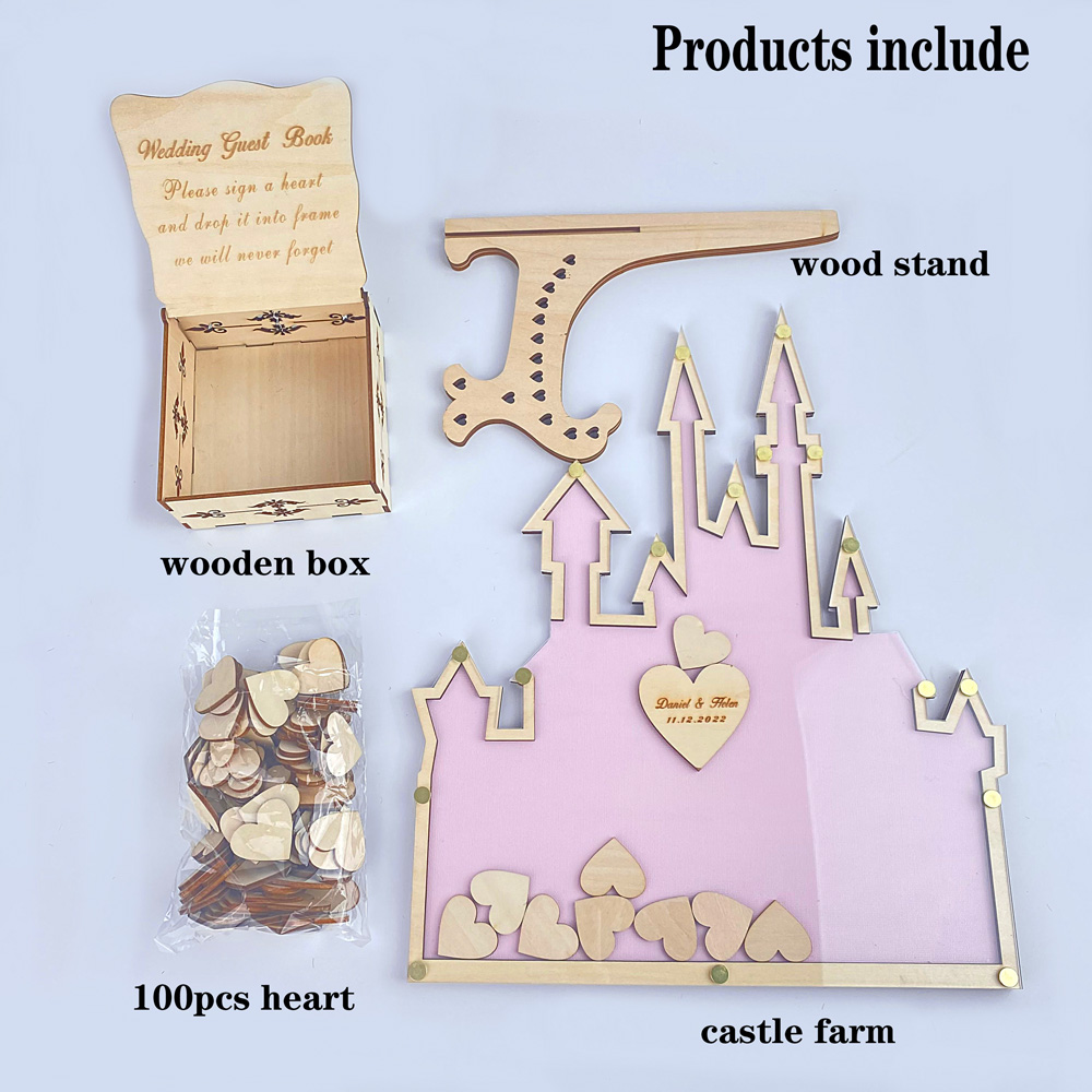 Personalized  Castle Guest Boo - Personalized Guest Book 리뷰 및 가격