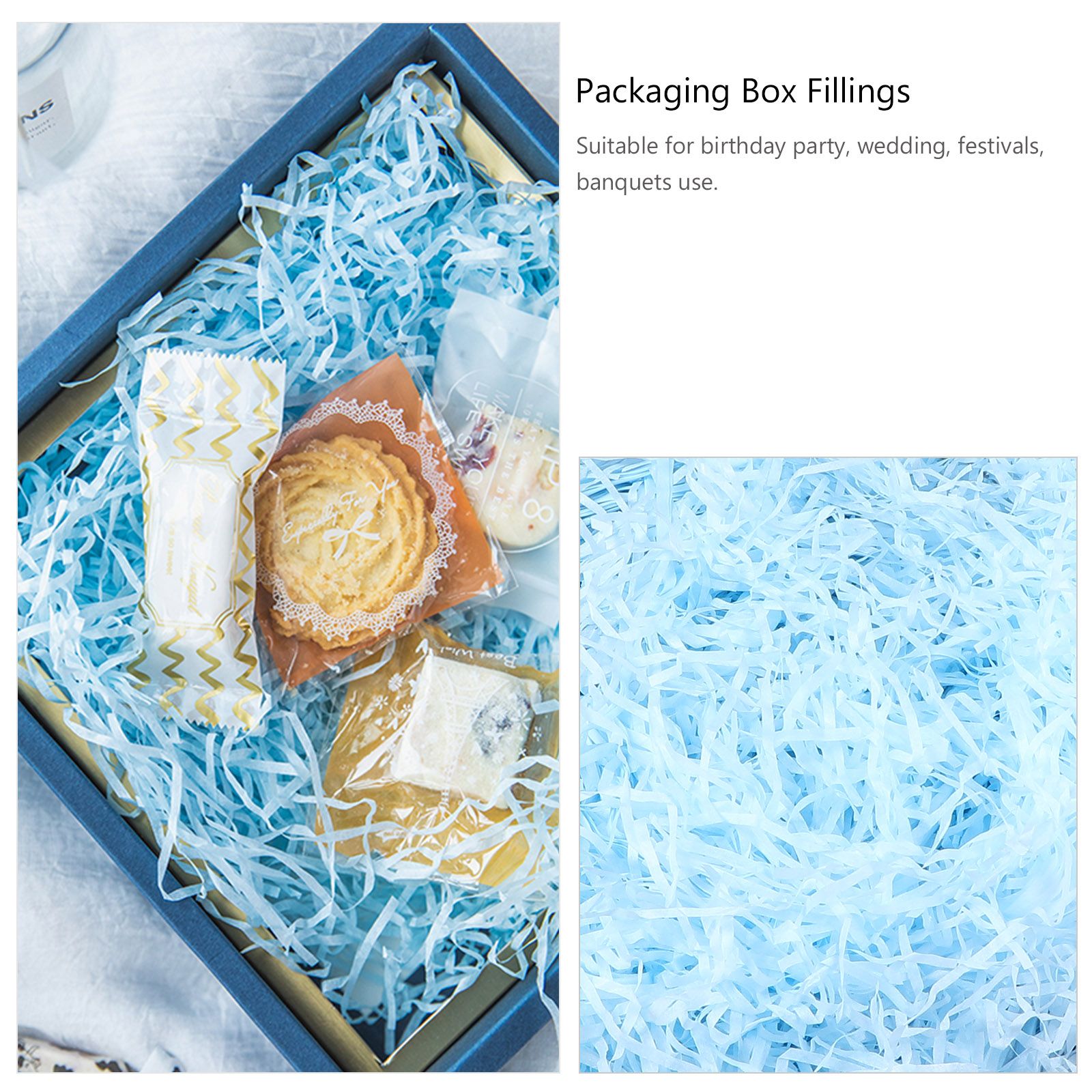 100g Raffia Shredded Paper Fil - Wedding Supply.Box 리뷰 및 가격