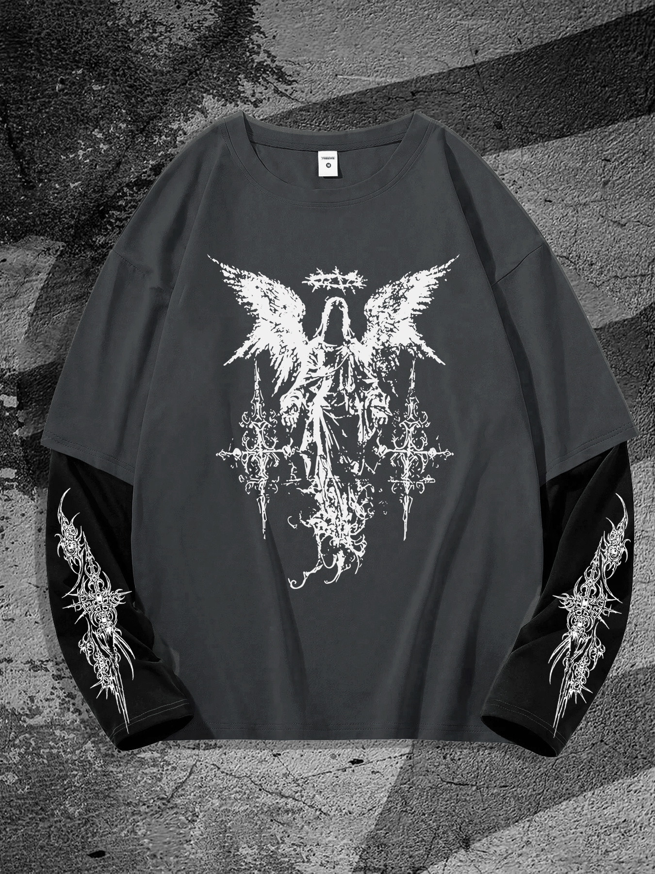 New men's long-sleeved T-shirt - Wedding Yes 리뷰 및 가격
