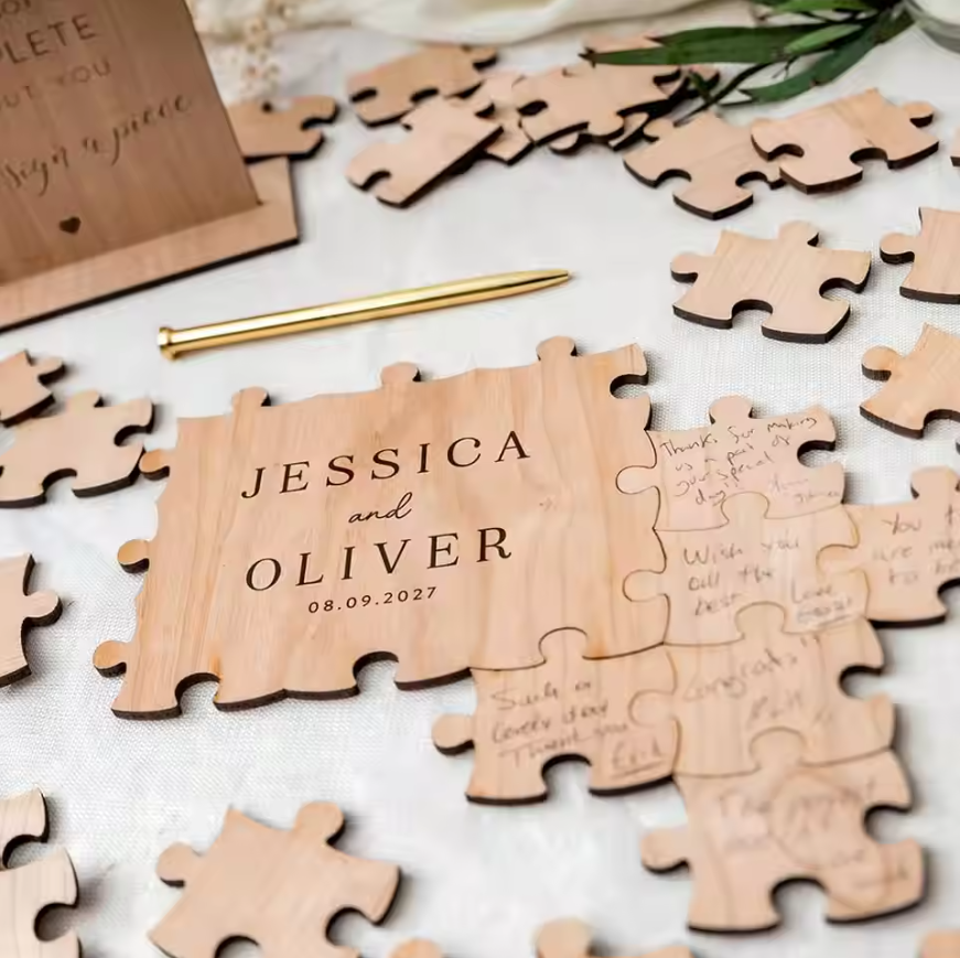 Rustic Wooden Personalized Wed - Personalized Guest Book 리뷰 및 가격