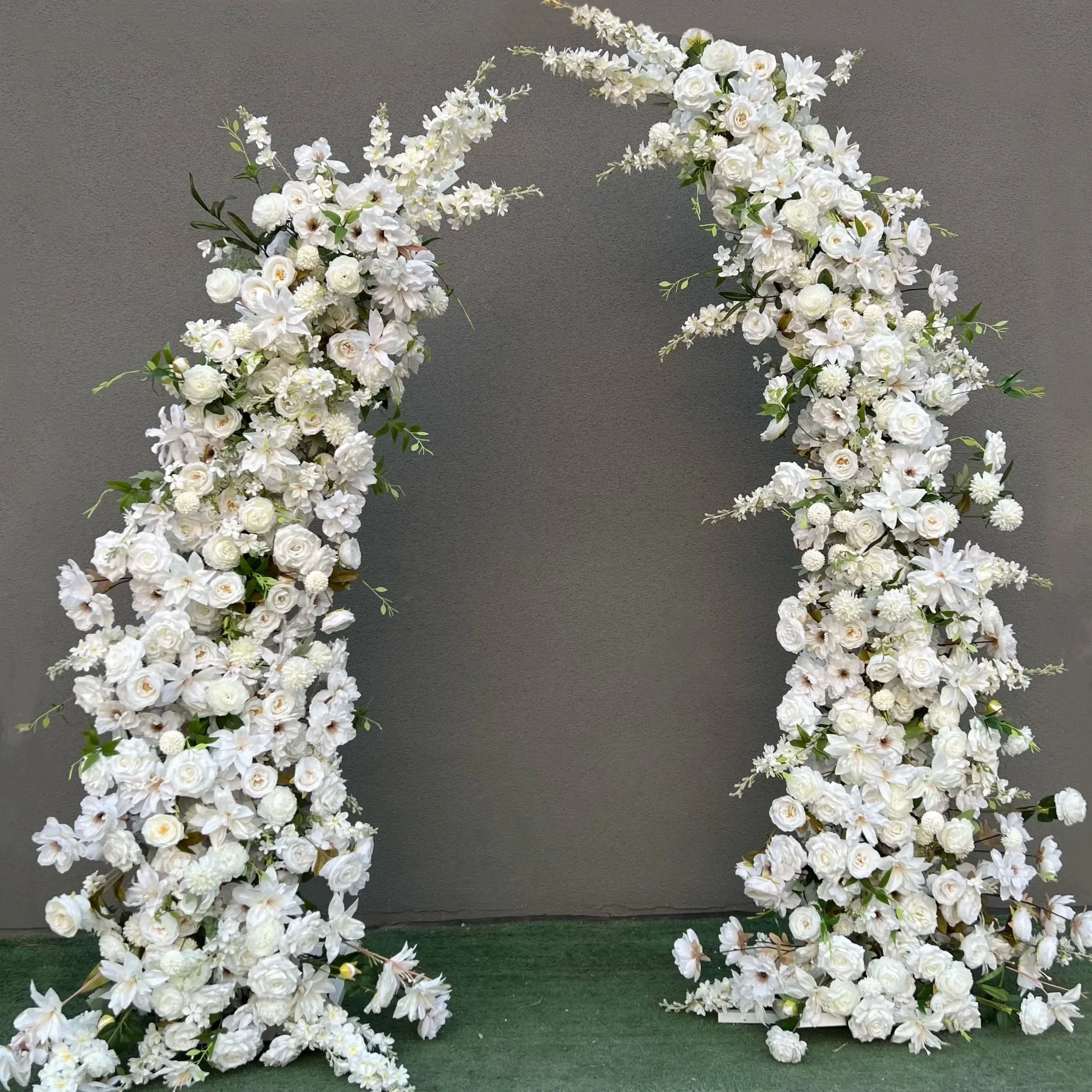 Trumpet Arch Artificial Flower - Wedding Arch Flower 리뷰 및 가격