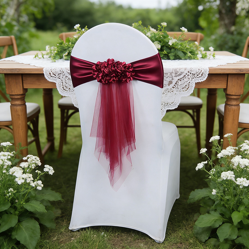 4/6/12/50/100 Pcs Chair Sashes - Chair Sash Organza 리뷰 및 가격