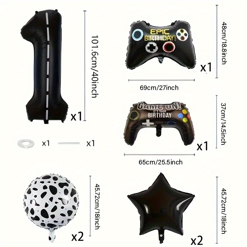 9pcs Gamepad Balloons Game on  - Wedding Supply Online 리뷰 및 가격
