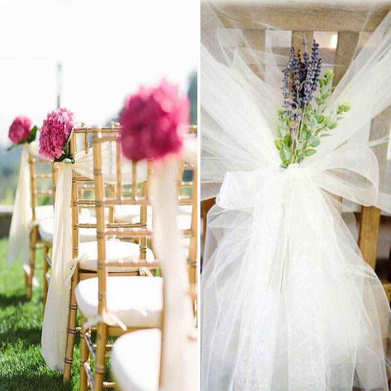 5meter/lot Sheer Crystal Organ - Chair Sash Organza 리뷰 및 가격