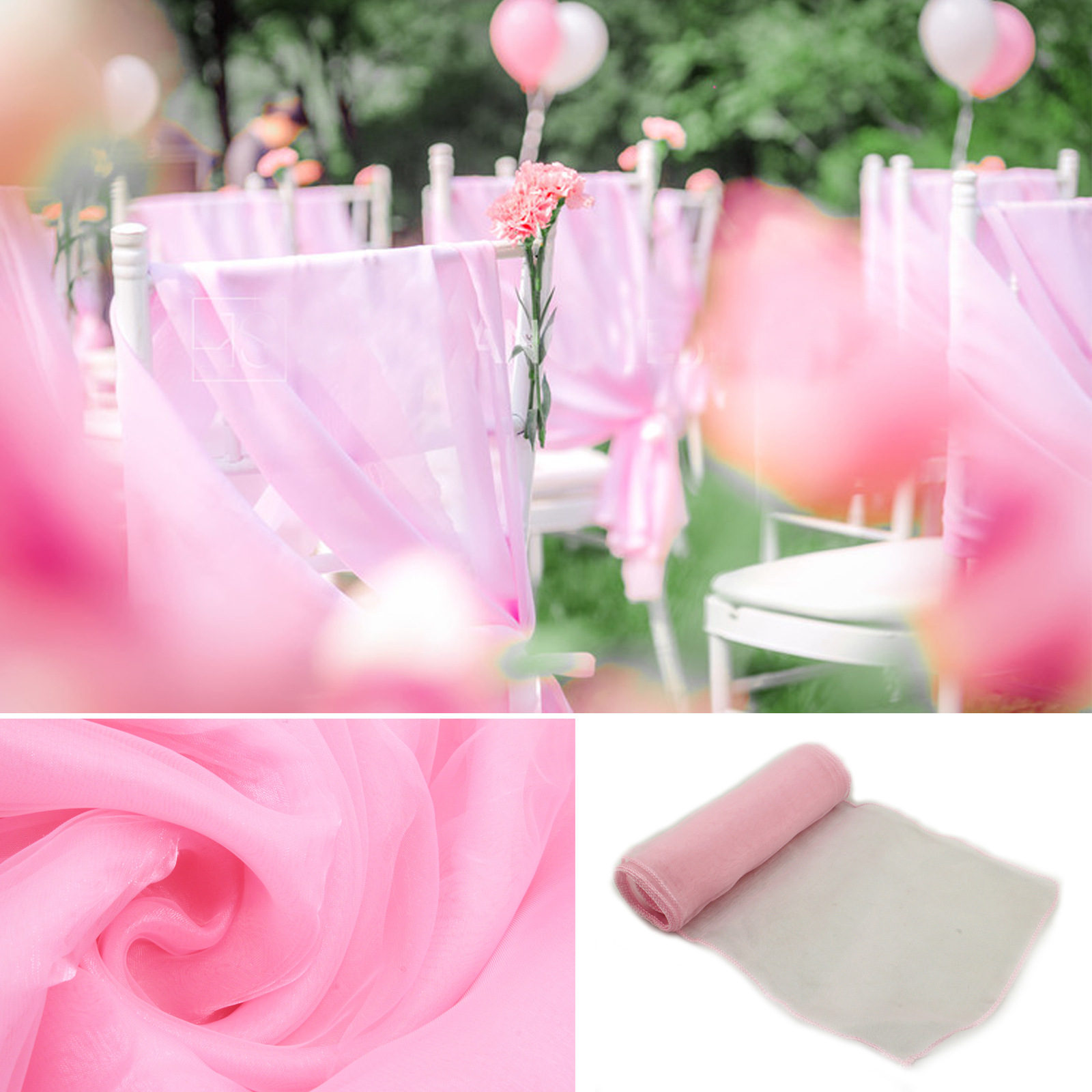 1pcs Organza Chair Sashes Knot - Chair Sash Organza 리뷰 및 가격
