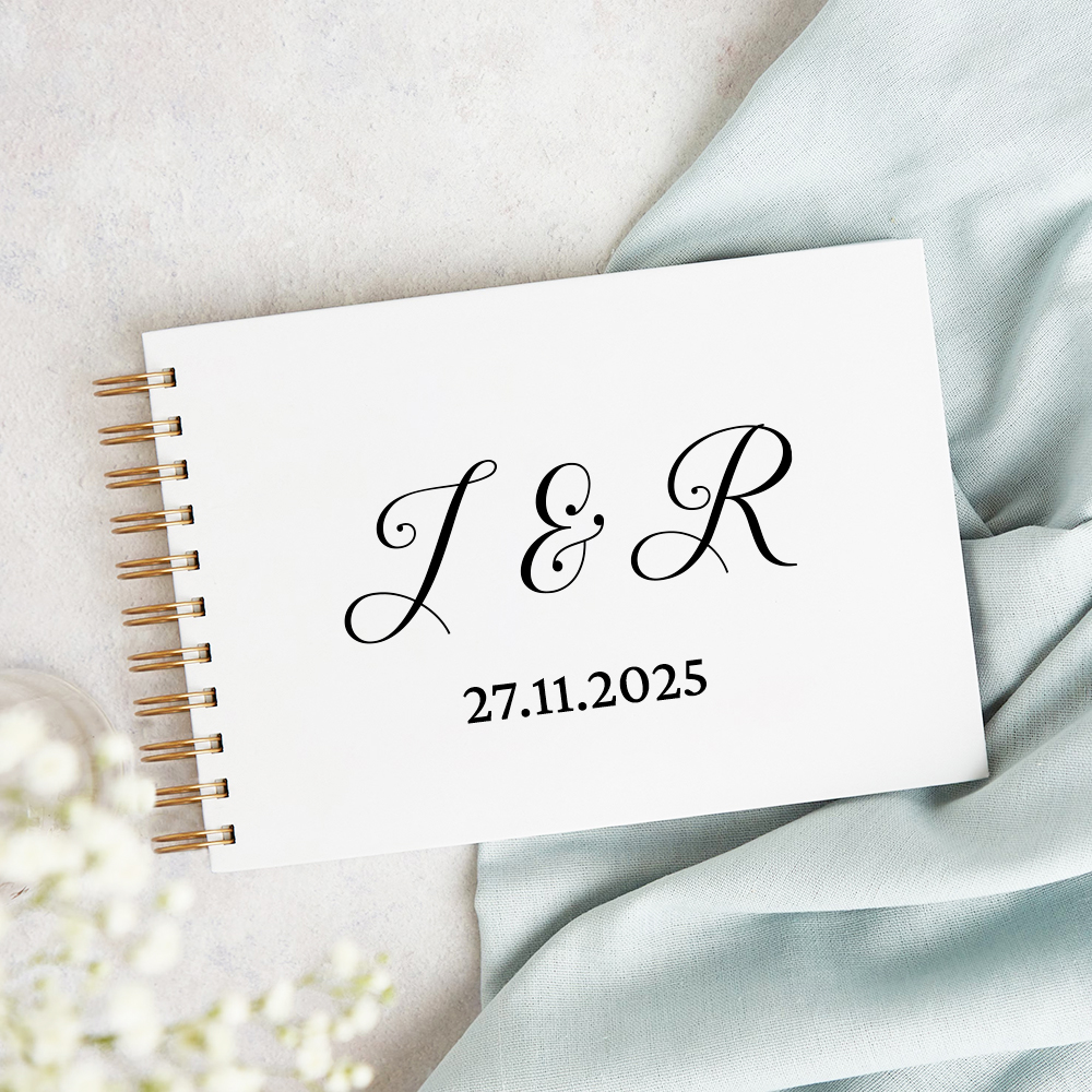 Custom Wedding Guestbook Simpl - Personalized Guest Book 리뷰 및 가격