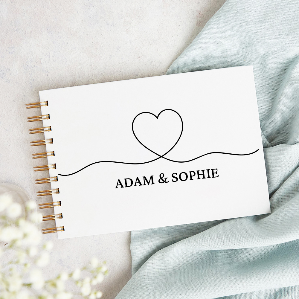 Custom Wedding Guestbook Simpl - Personalized Guest Book 리뷰 및 가격