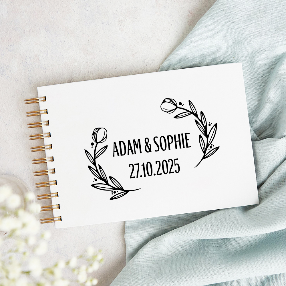 Custom Wedding Guestbook Simpl - Personalized Guest Book 리뷰 및 가격