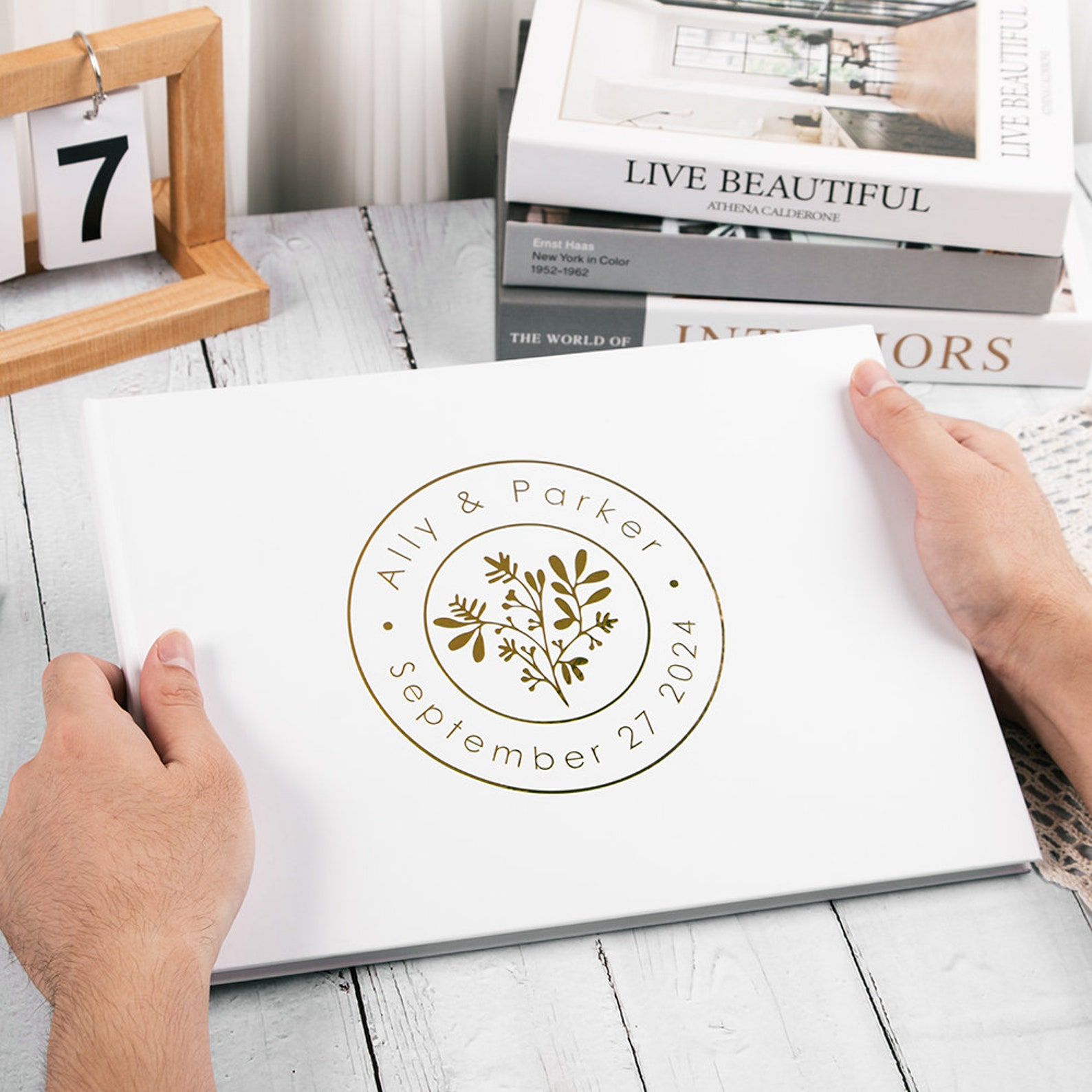 Custom Wedding Guestbook Perso - Personalized Guest Book 리뷰 및 가격